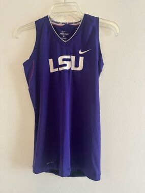 Nike Purple LSU Athletic Tank Top